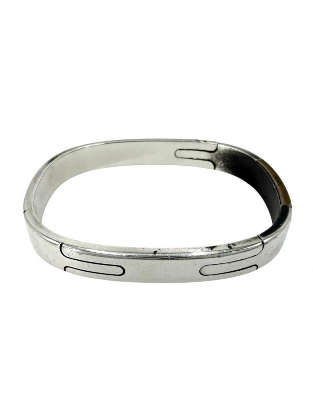 Hermes Bangle Bracelet Silver